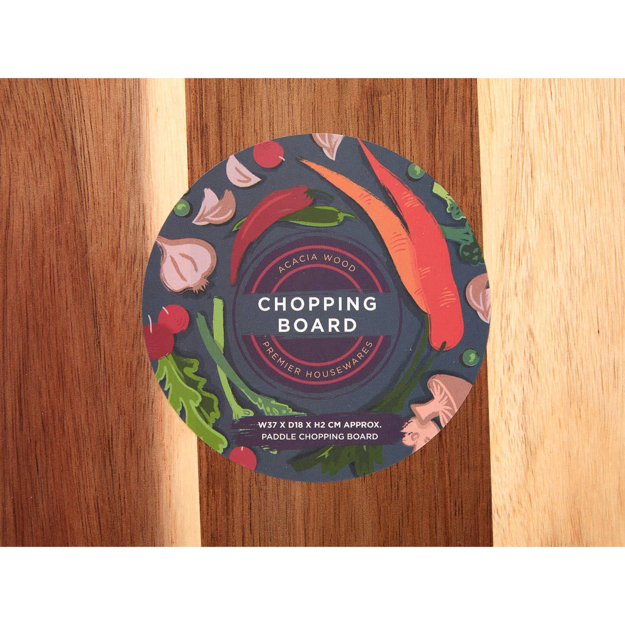 Socorro Rectangular Pink Edge Chopping Board