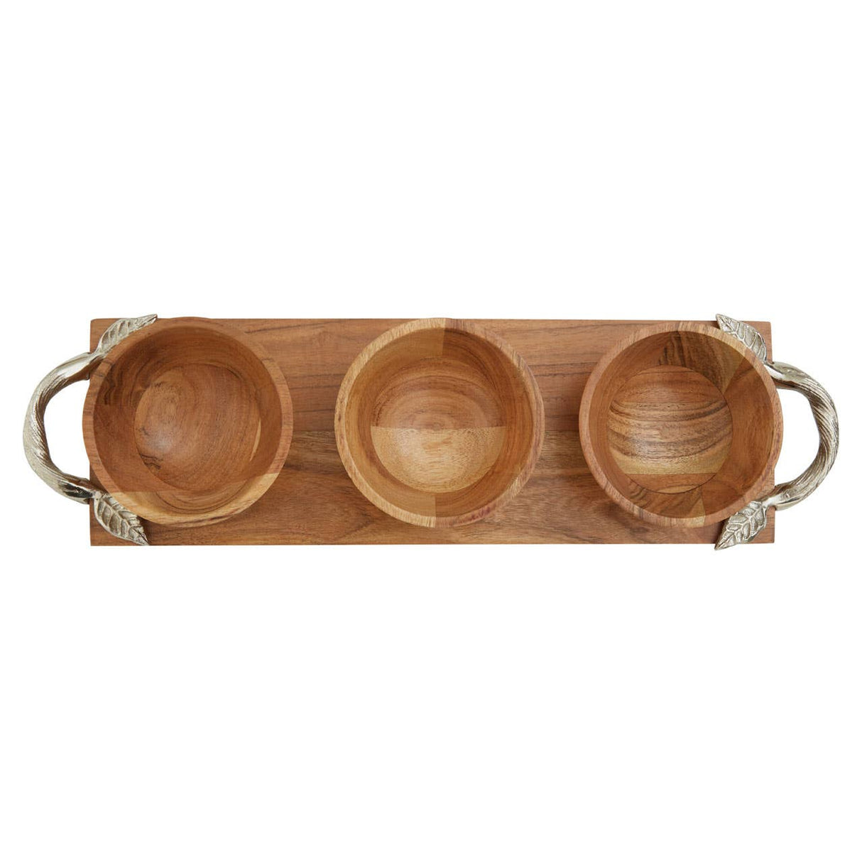 Vine Acacia Wood Serving Dish Set