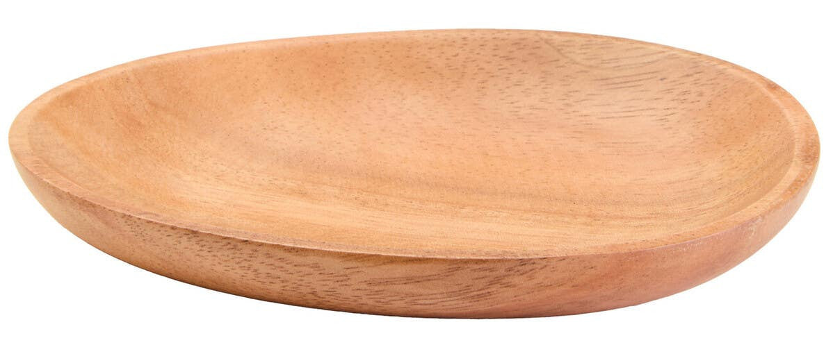 Kora Acacia Wood Small Oval Plate