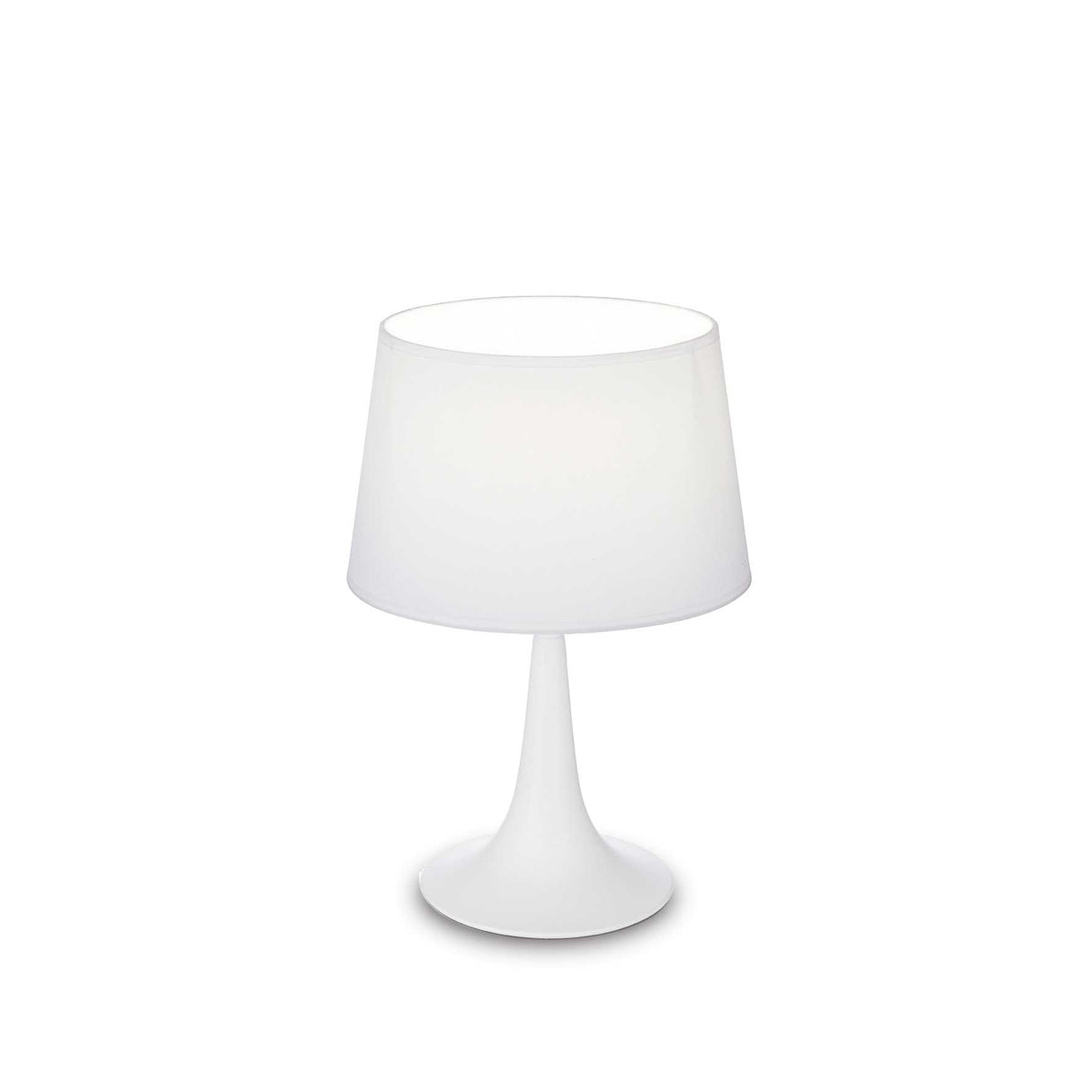 Chic Modern White Table Lamp - London Series, Small Size