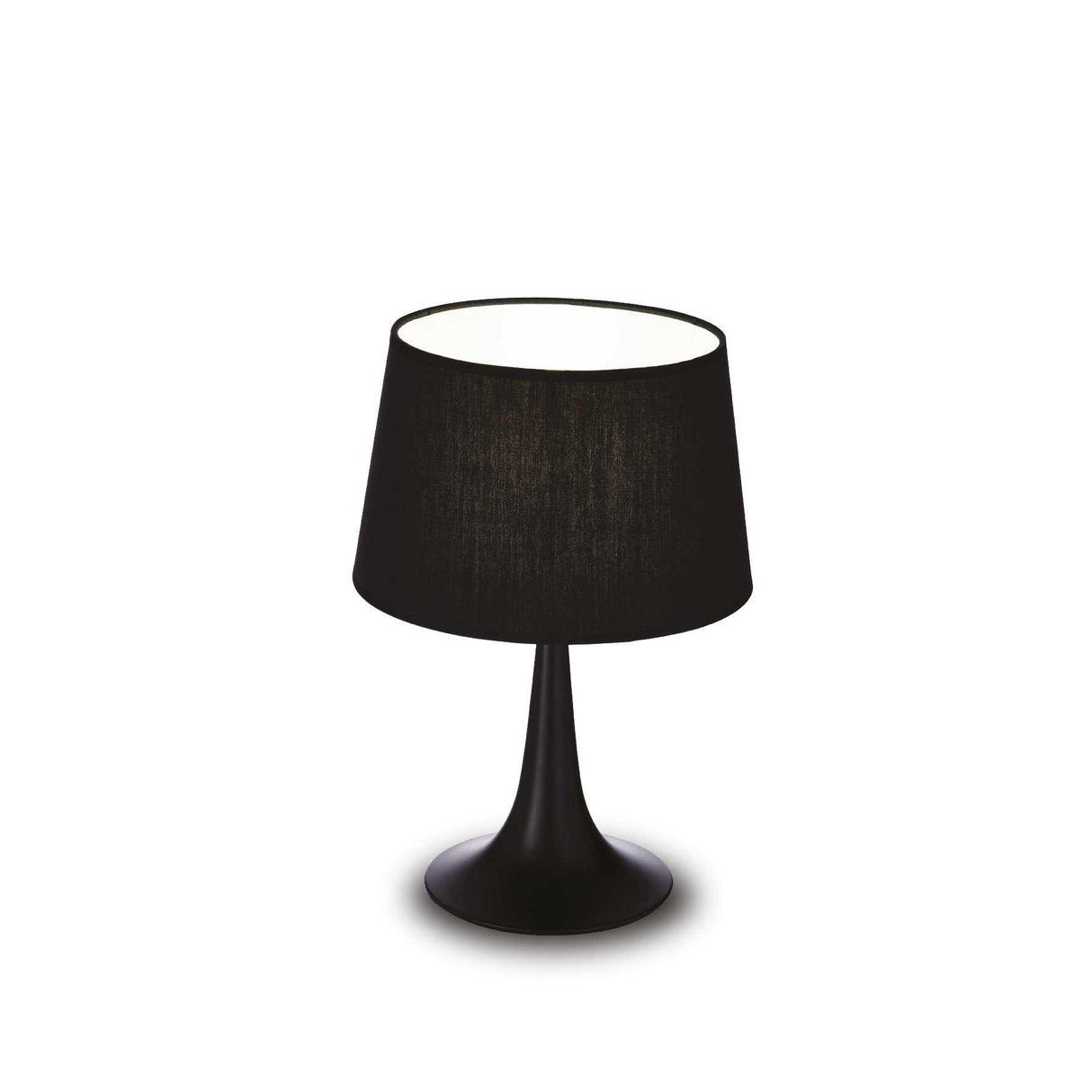 Sleek Modern Black London Table Lamp – Compact Edition