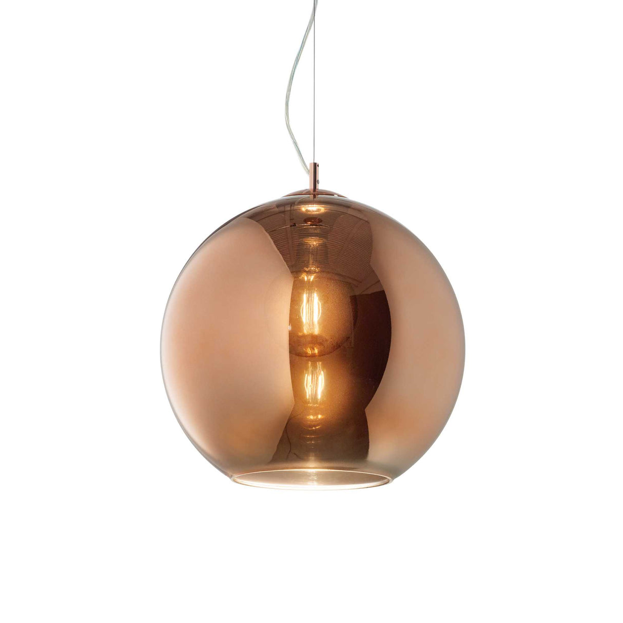 Copper Eclipse Modern Pendant Light D40