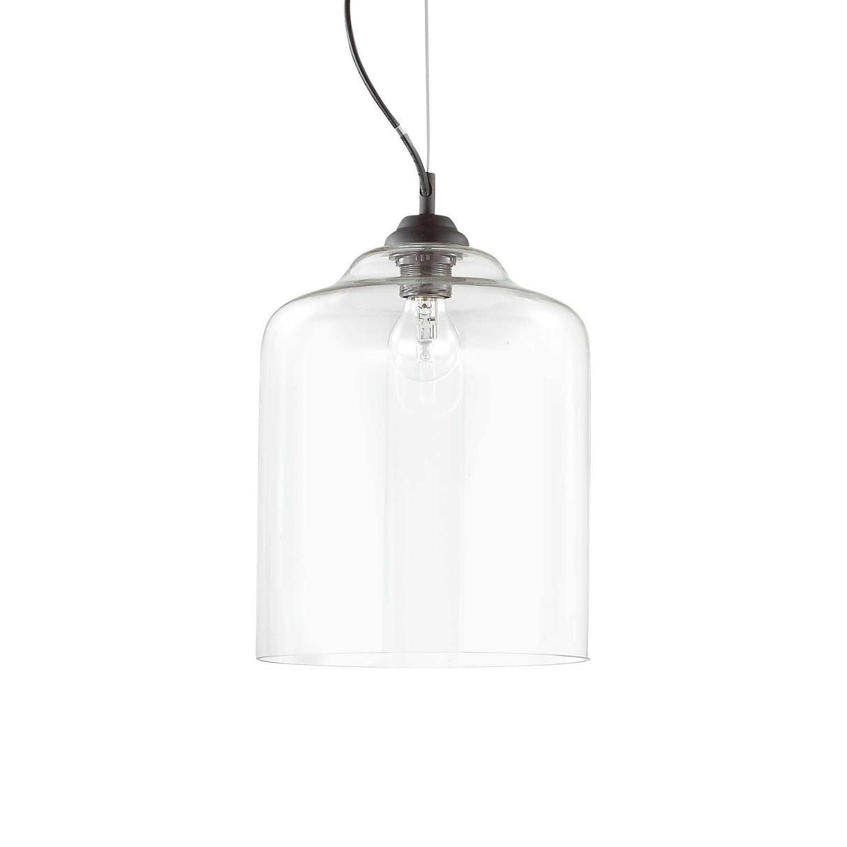 Elegant Bistro Pendant Light in Clear Glass Design