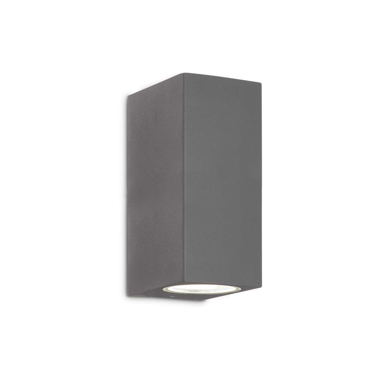 Sleek Anthracite Twin LED Wall Light - Indoor/Outdoor Elegance