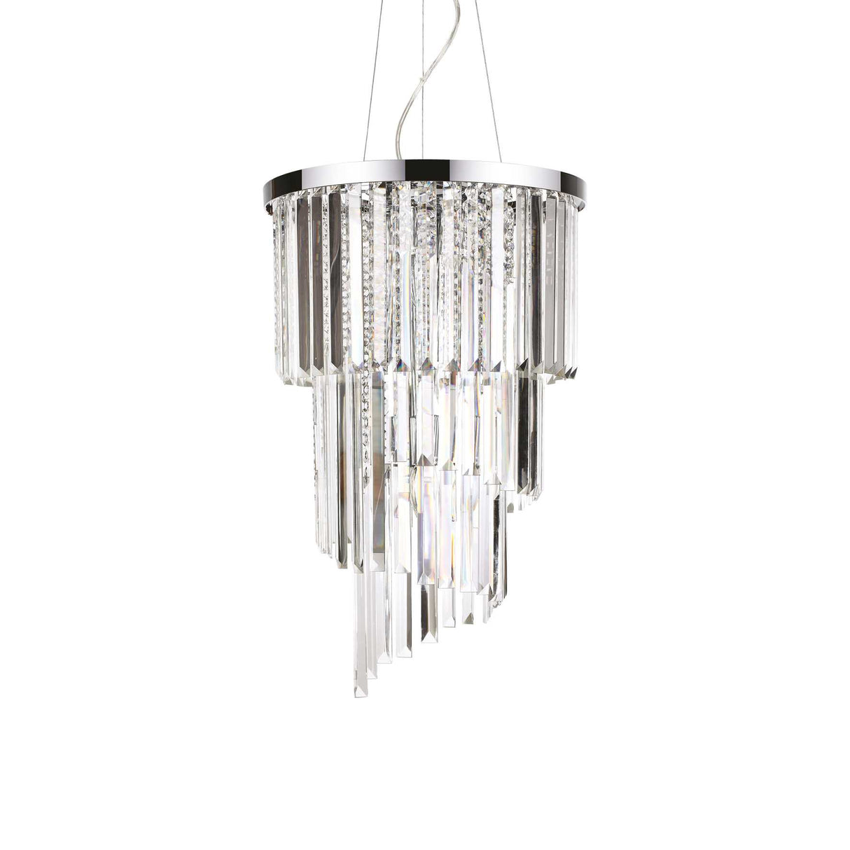 CARLTON Chrome 8-Light Pendant Fixture