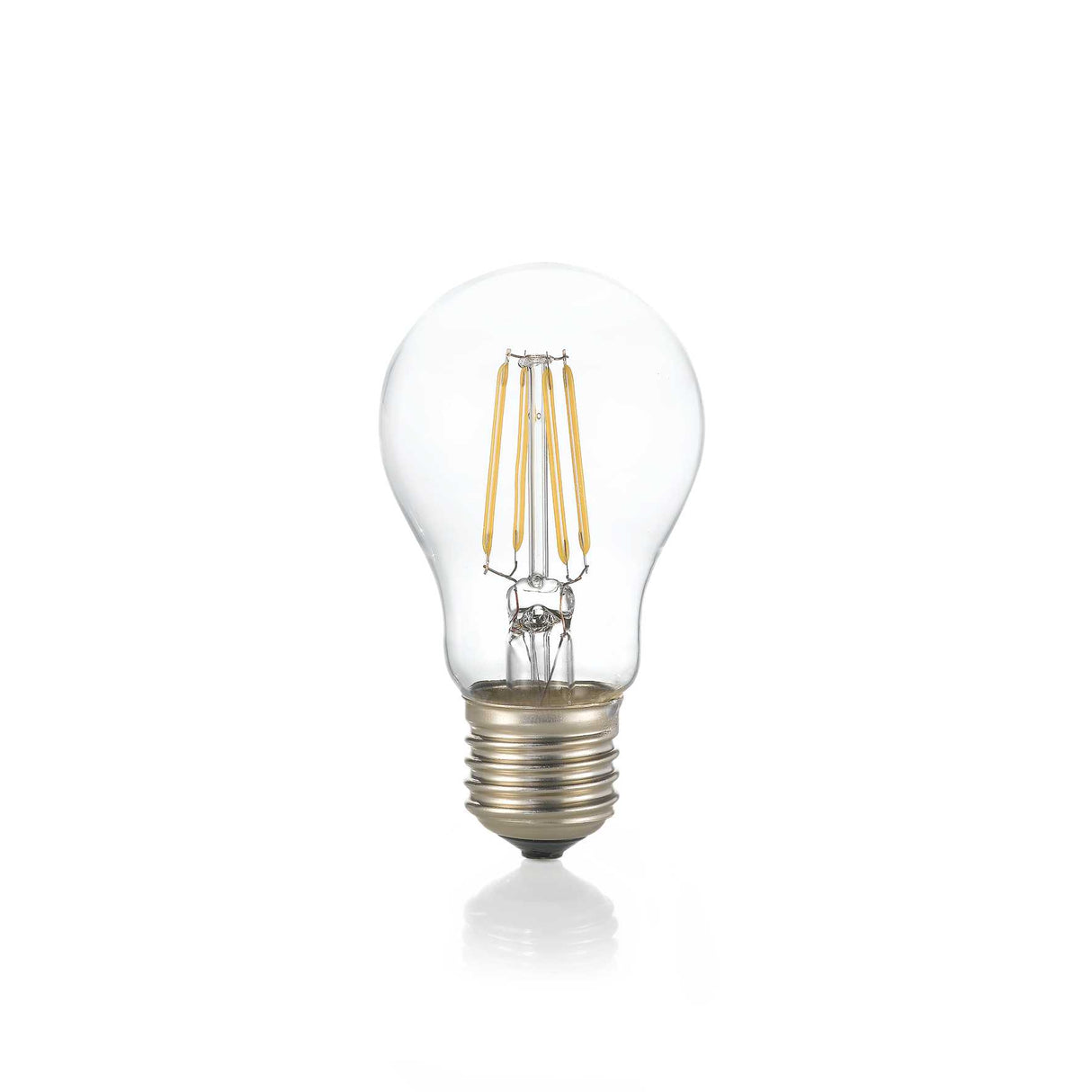 Elegant E27 8W Clear Globe Light Bulb - Warm 3000K Glow