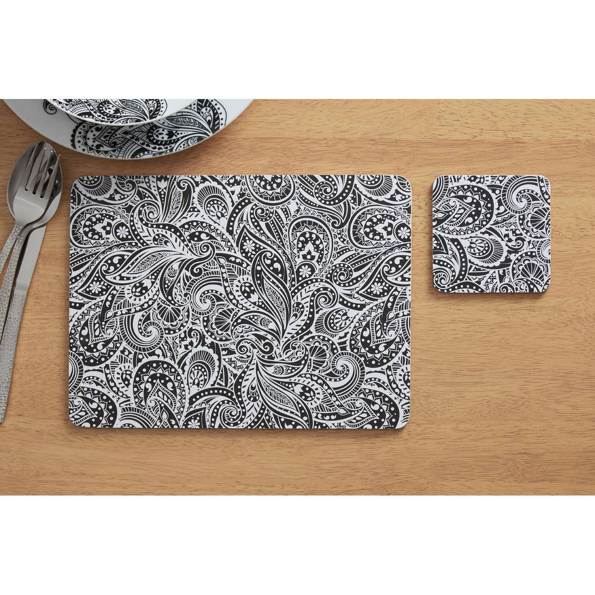 Paisley Placemats - Set Of 4