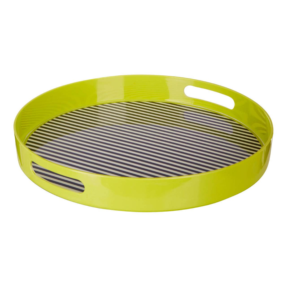 Mimo Stripe Tray With Handles