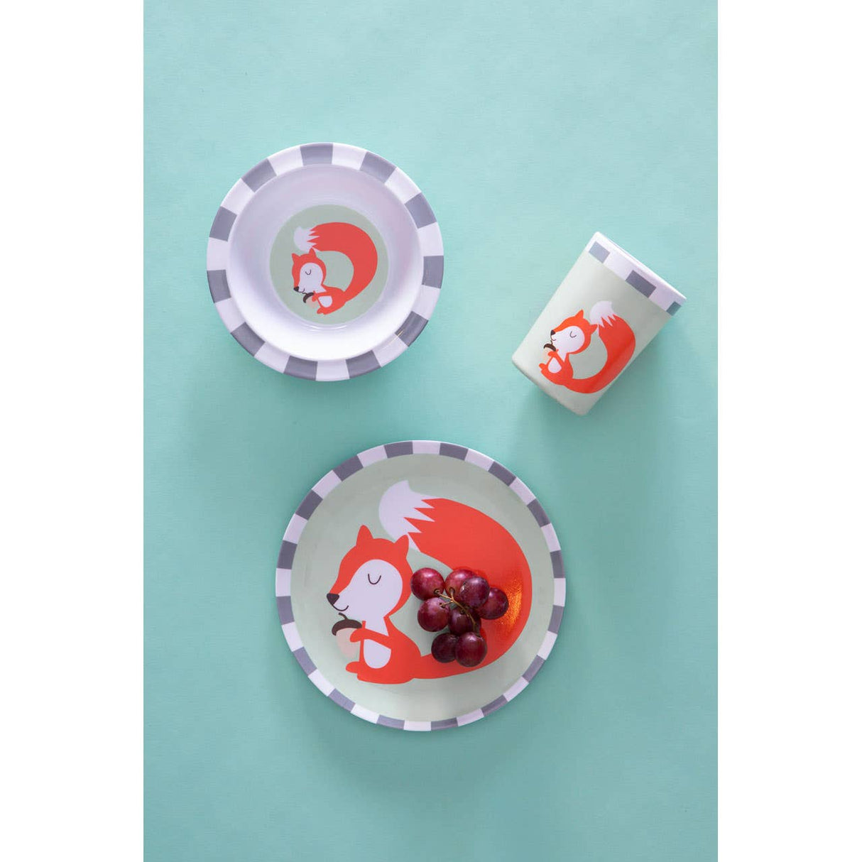 48Mimo Kids Susie Squirrel Dinner Set