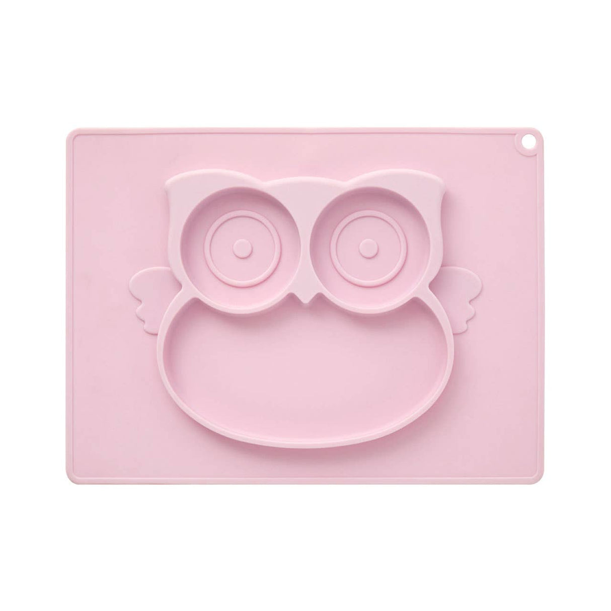 Zing Pale Pink Owl Food Plate