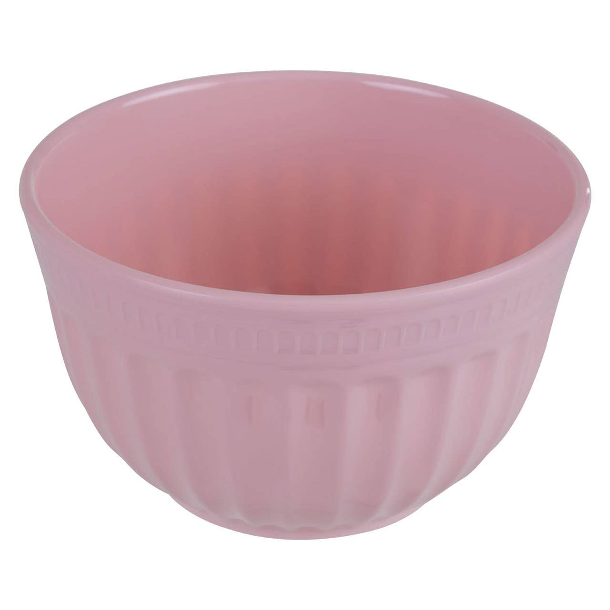 Melamine Large Pink Mixing Bowl