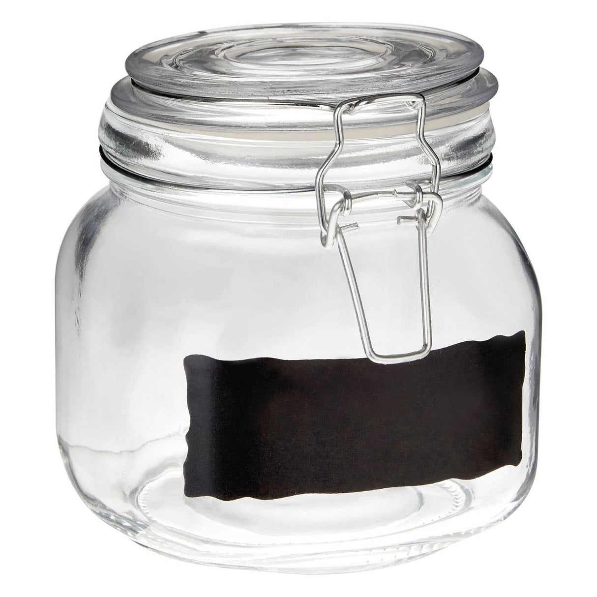 Glass With Clip Top Lid Small Storage Jar
