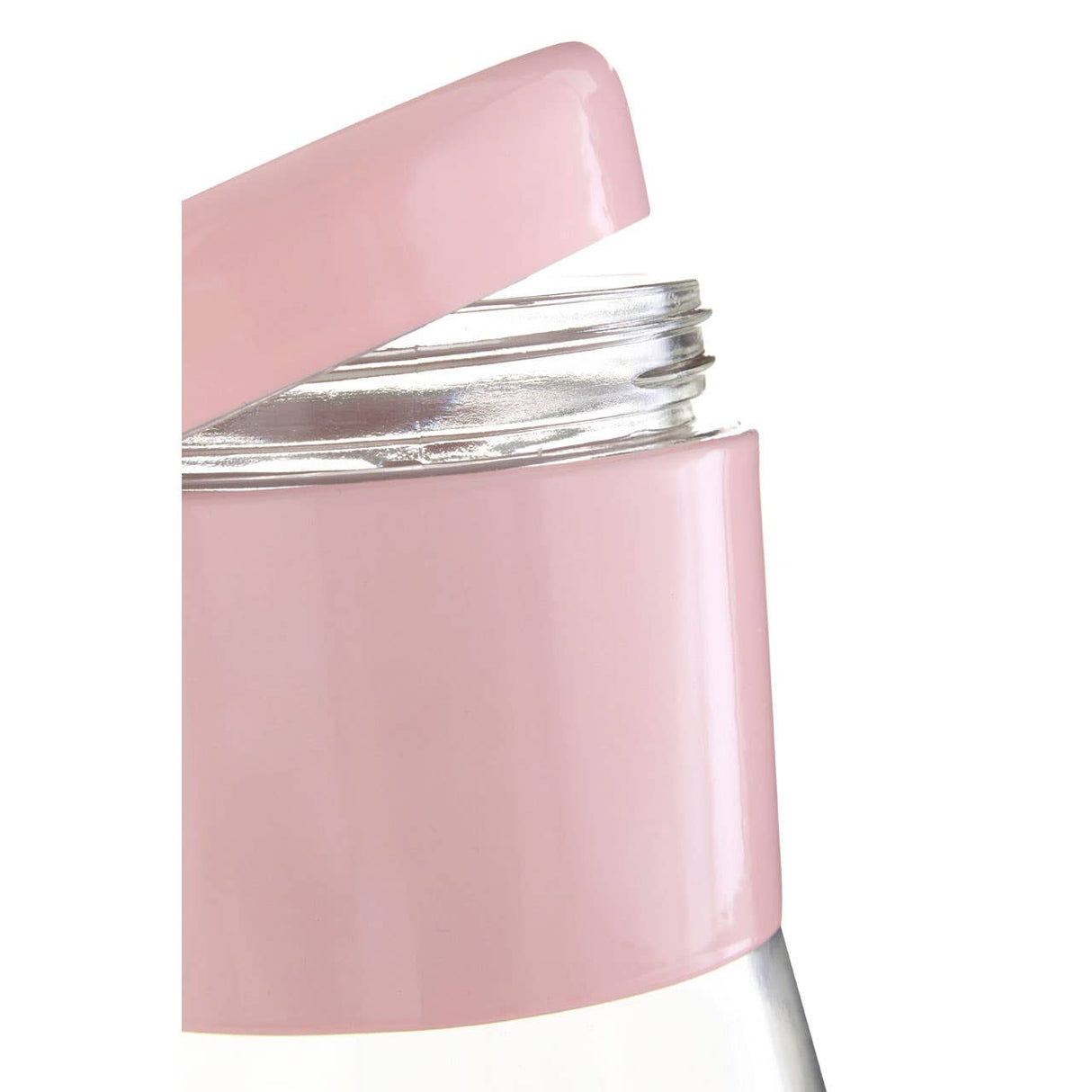Pink Steel Wrap Glass Storage Jar - 800Ml