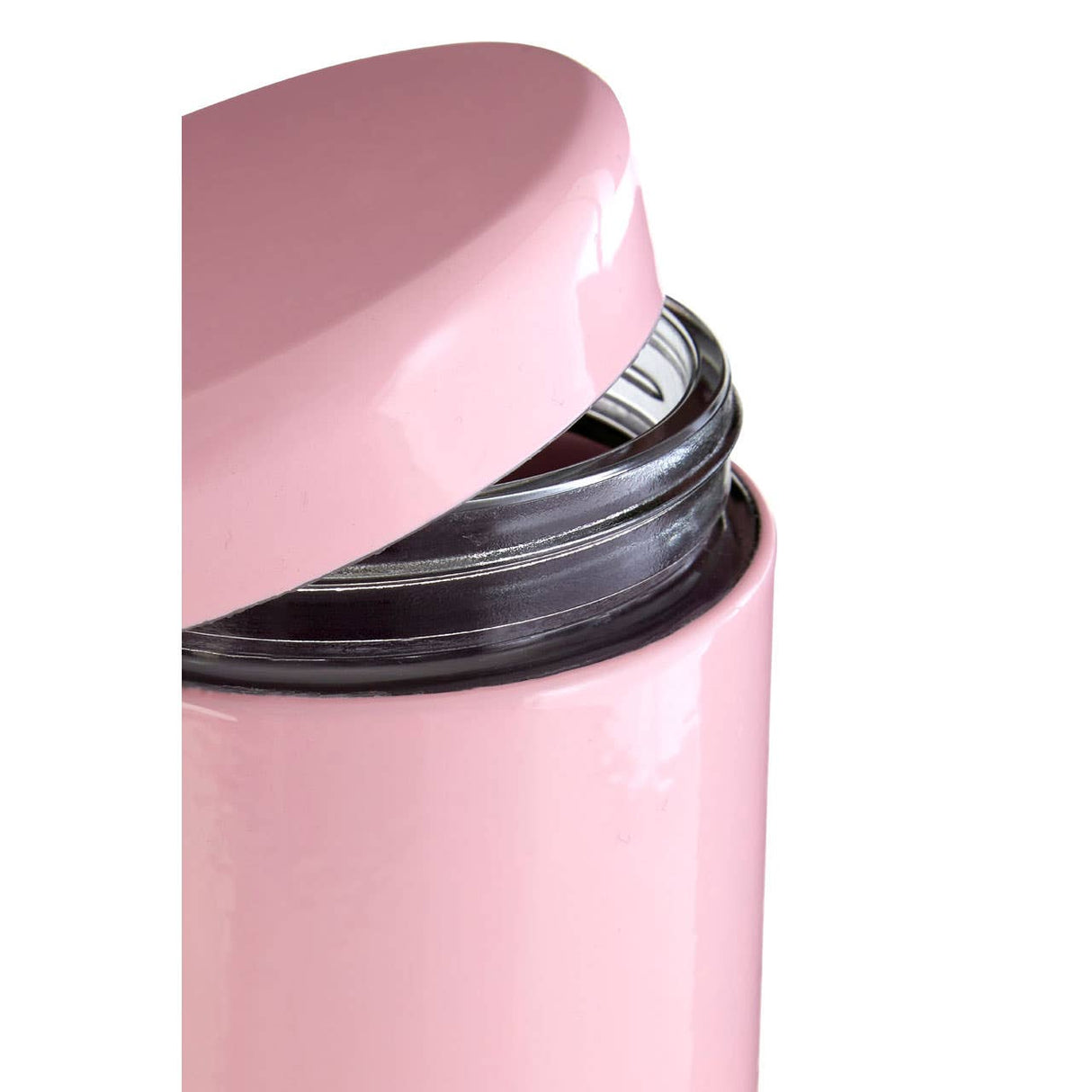 Pink Steel Wrap Glass Storage Jar - 1500Ml