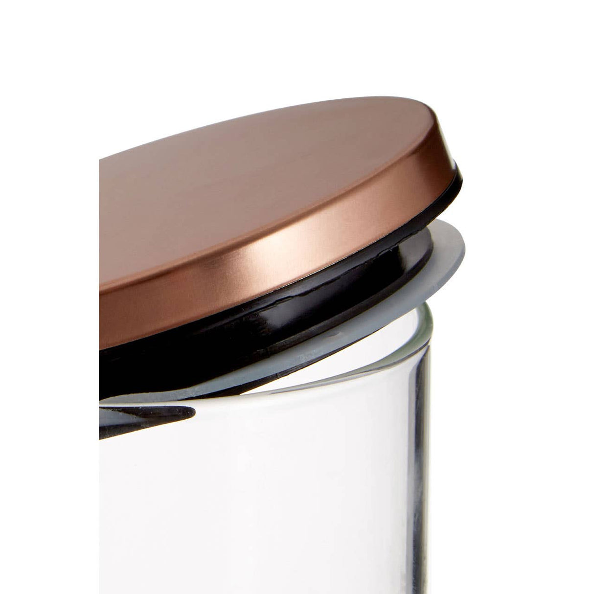 Freska Rose Gold Lid Storage Jar - 1300Ml