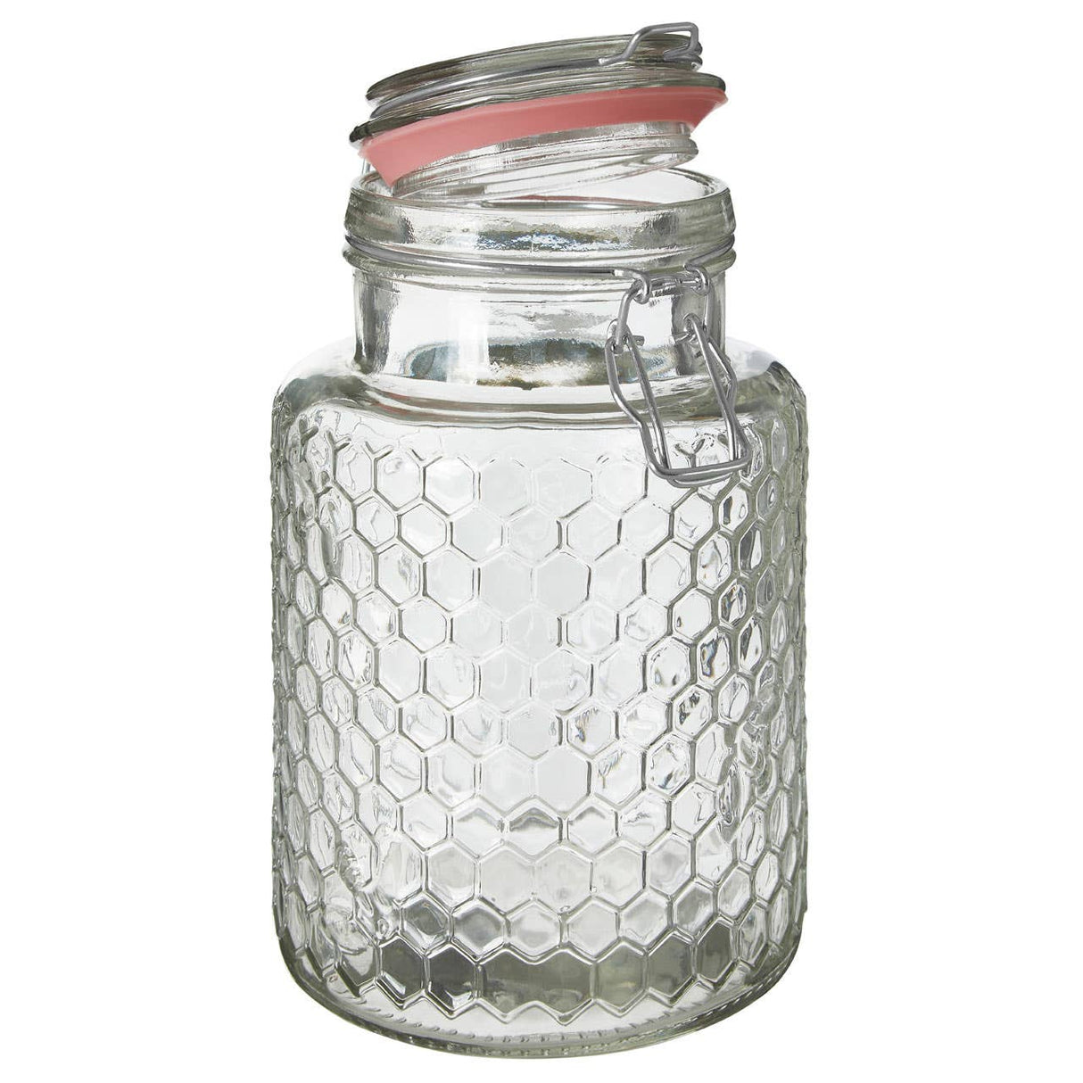 Apiary Pink Seal Small Glass Jar