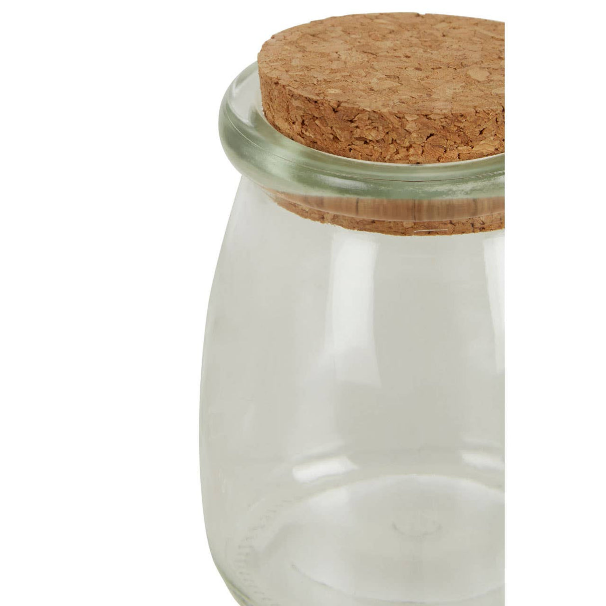 Tromso 6Pcs Round Large Glass Jars