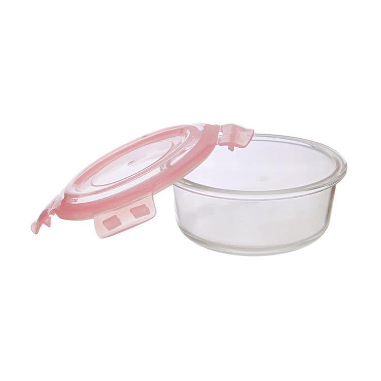 Freska 620ml Round Glass Container