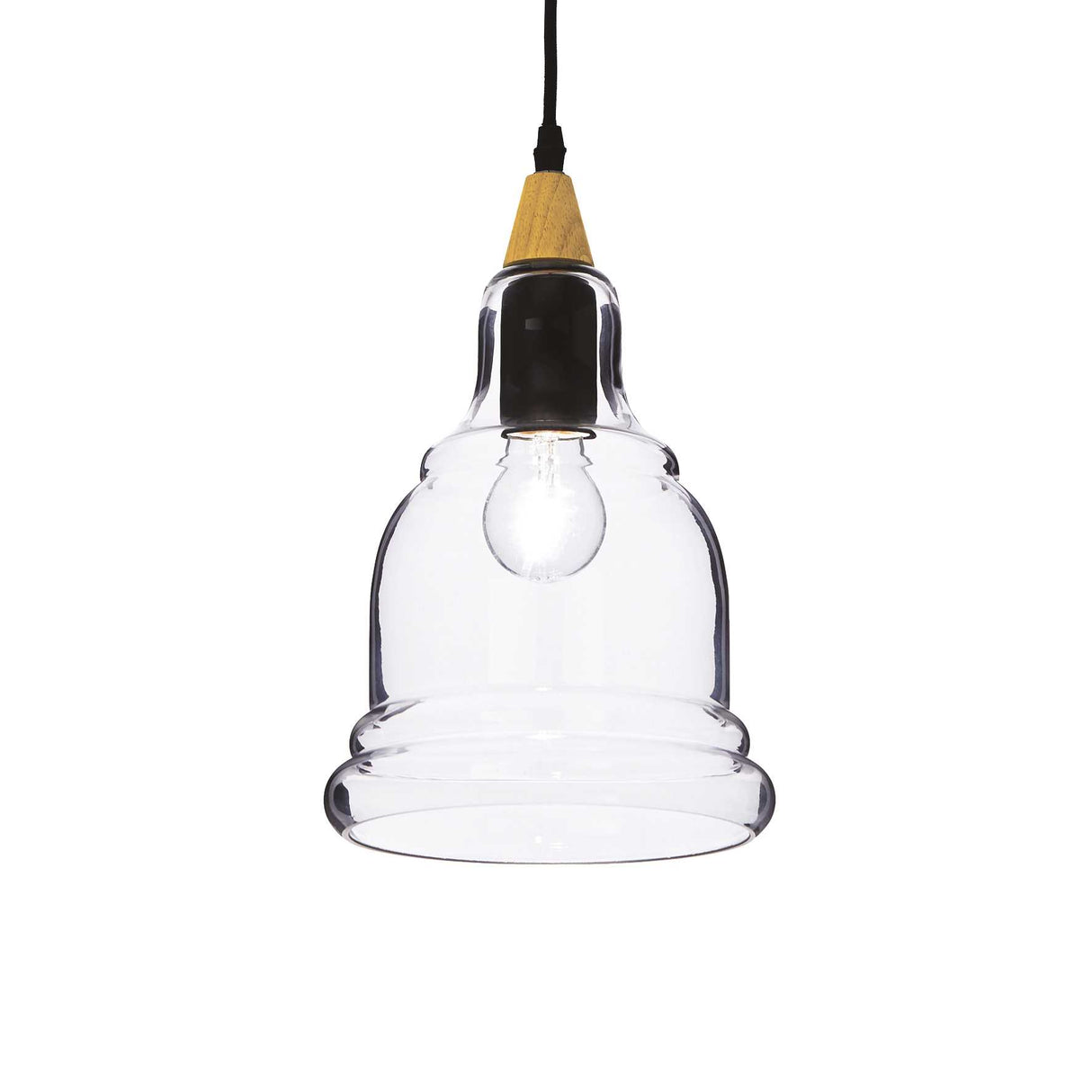 Elegant Gretel Single-Bulb Pendant Light