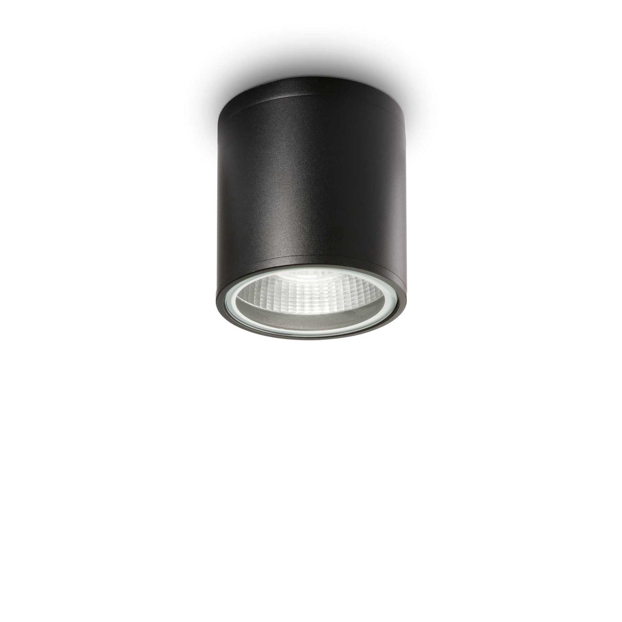 Sleek Black Outdoor Cylinder Downlight, GU10 Bulb Included
