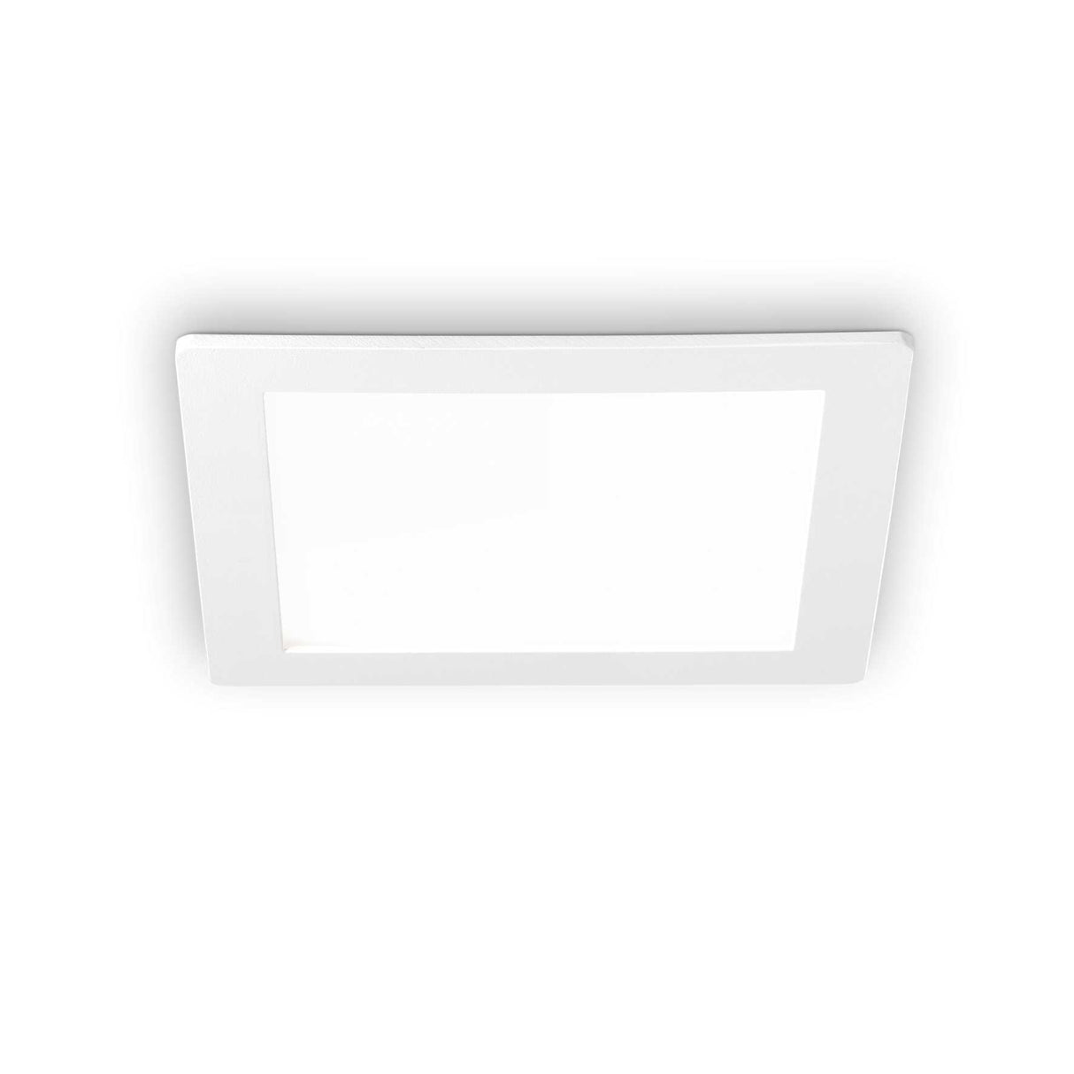 Groove Zen Modern White Square LED Ceiling Light Fixture