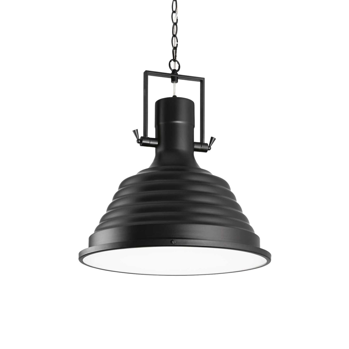 Vintage Industrial Fisherman Pendant Light - 48cm Dome Design