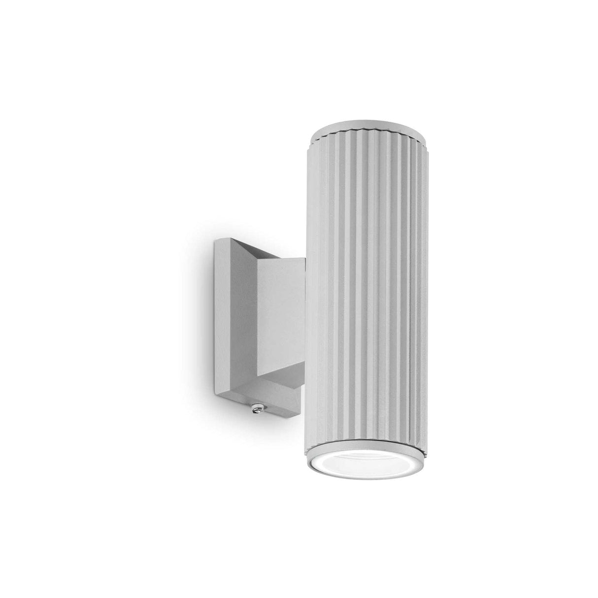 Contemporary Grey Porch Wall Light with Dual GU10 Tubes