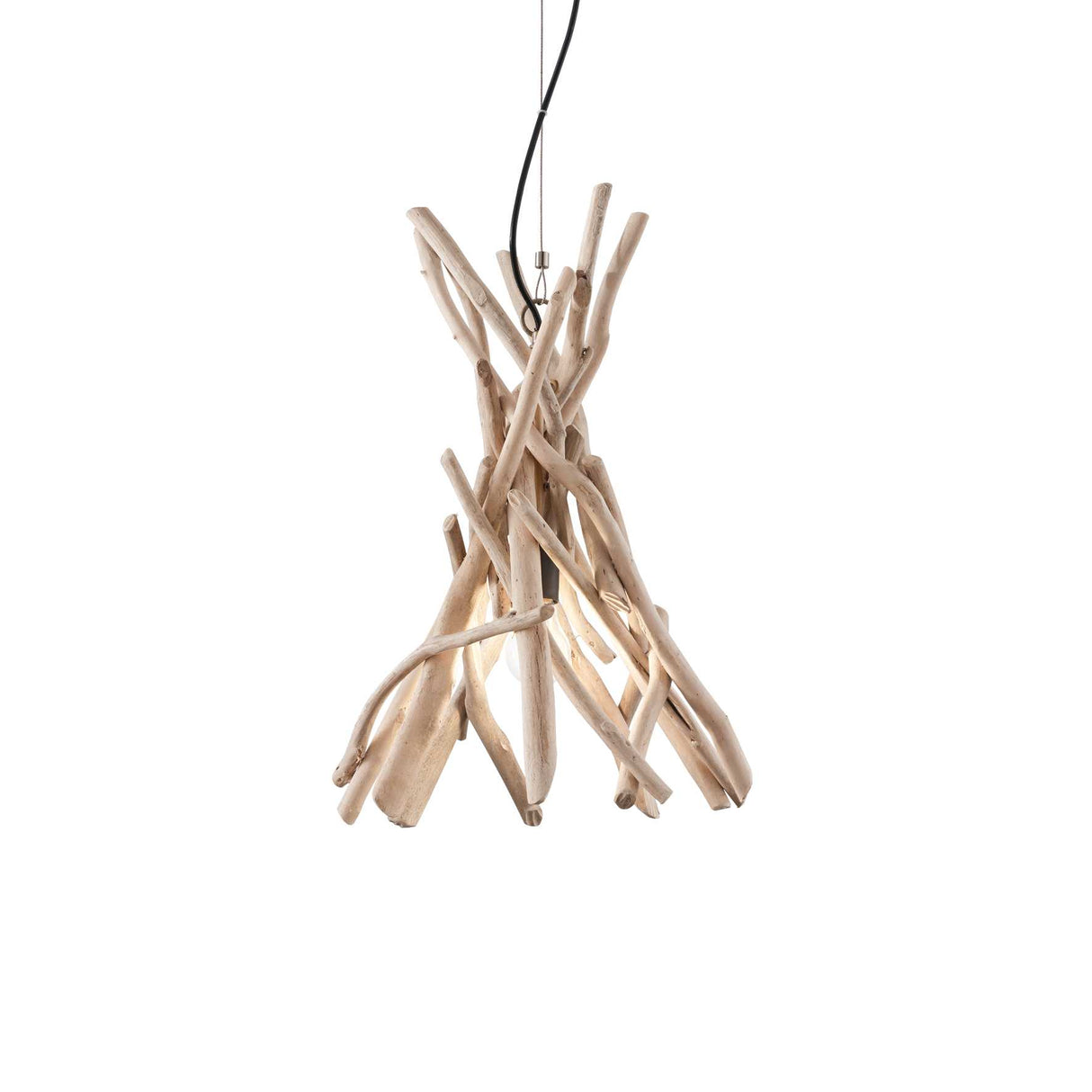 Rustic Driftwood Pendant Light - 1 Bulb Classic Design