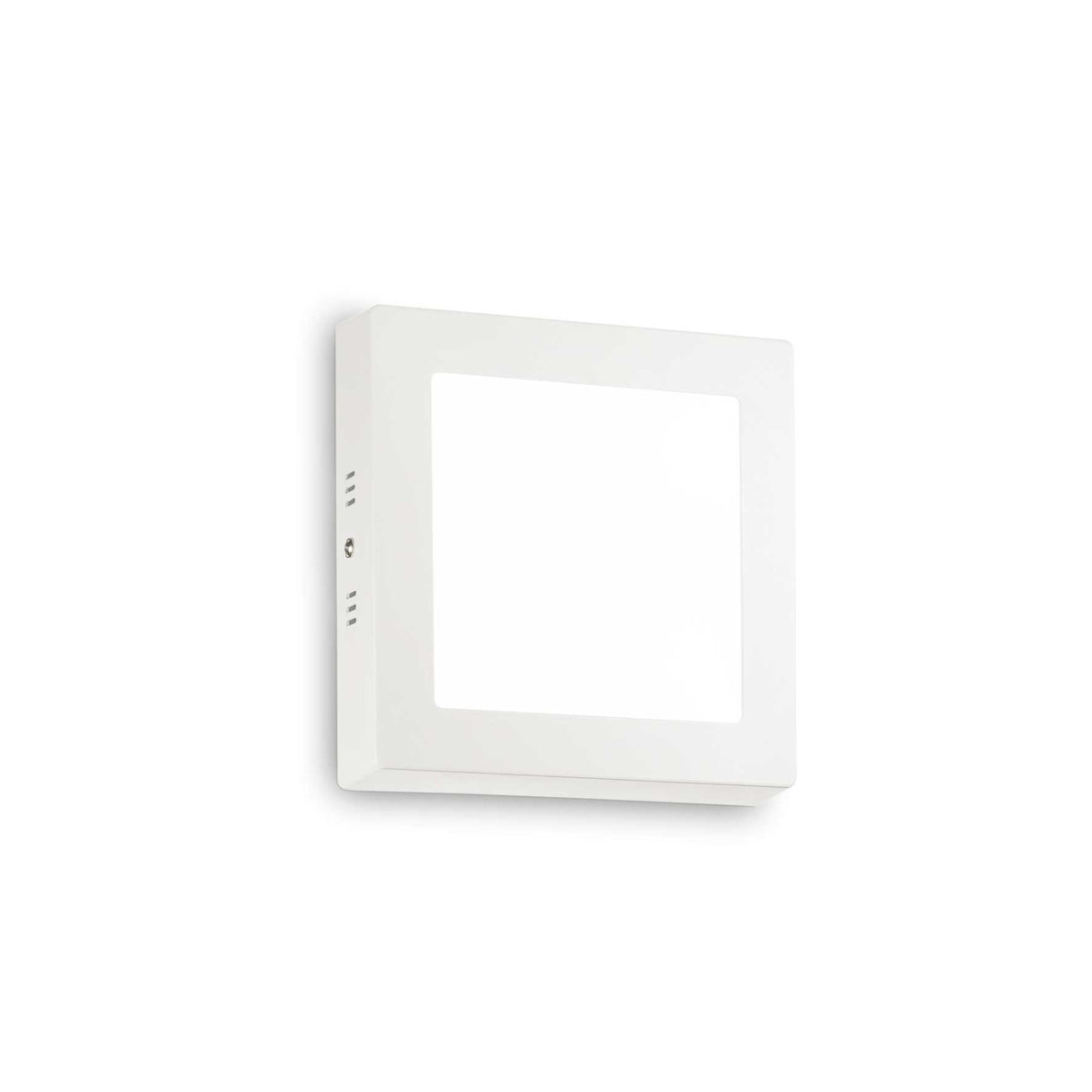 Modern Square Wall Light - 12W LED, White Finish