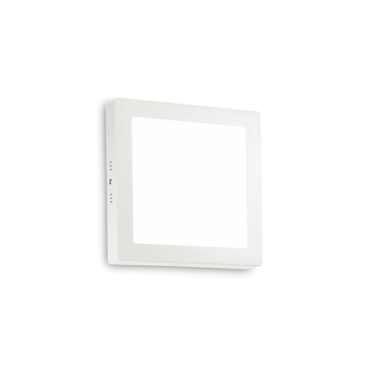 Contemporary 18W Square LED Ceiling Light Fixture - White Finish