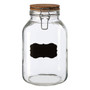 Grocer Large Wooden Lid Storage Jar