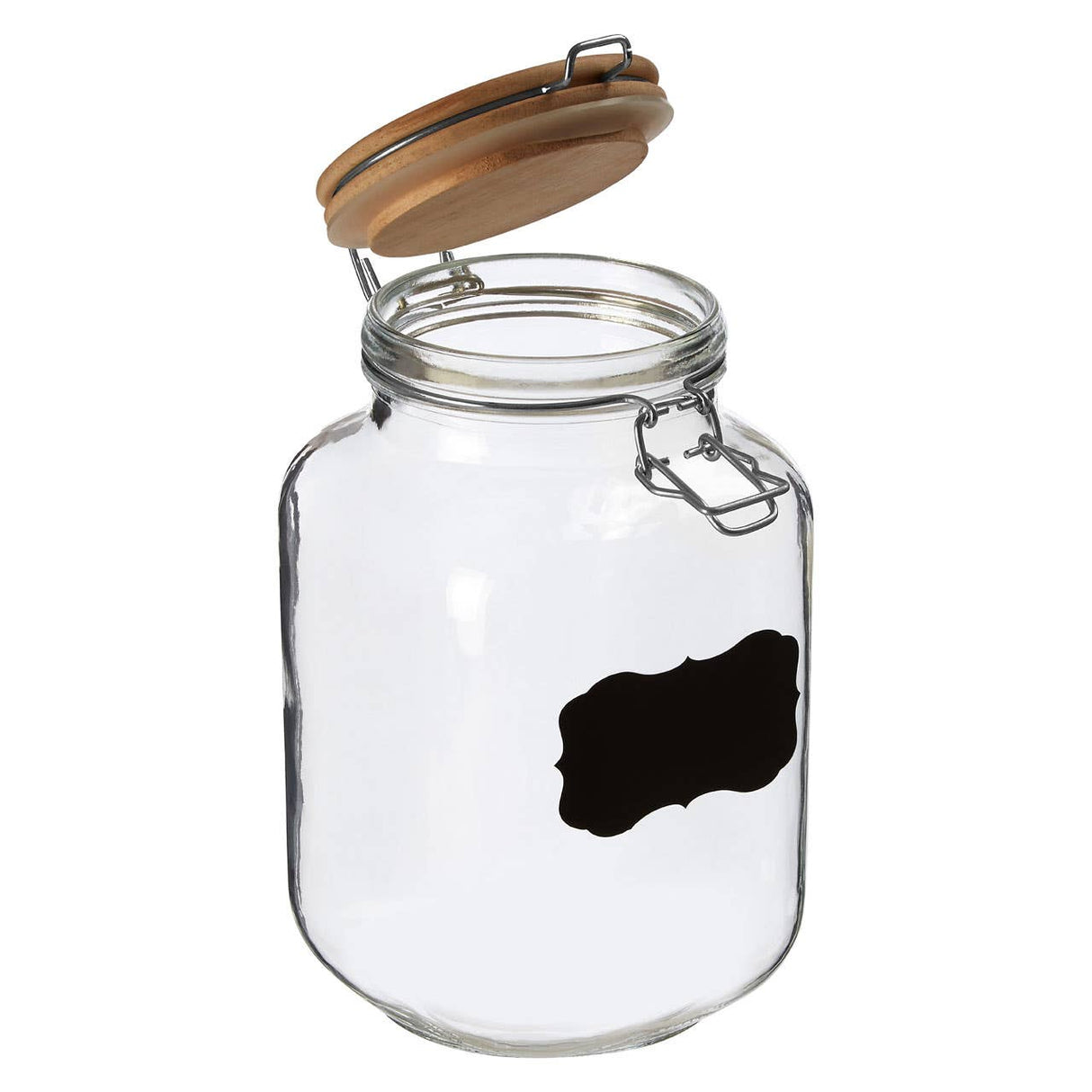 Grocer Medium Storage Jar With Pine Wood Lid