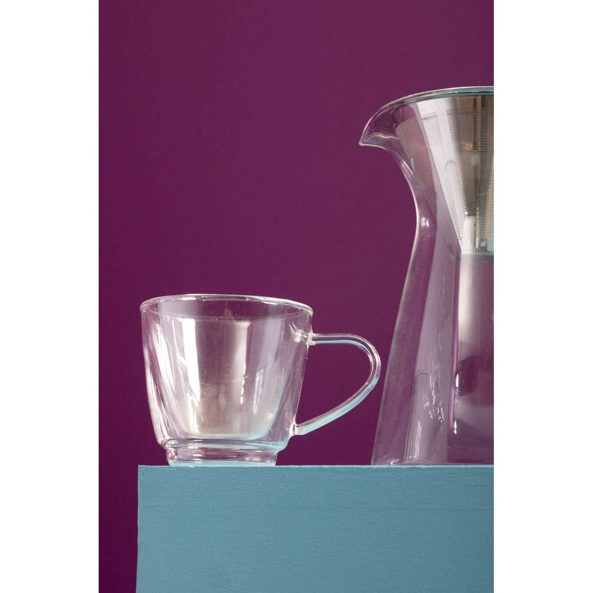 Double Wall Glass Mug - 190Ml