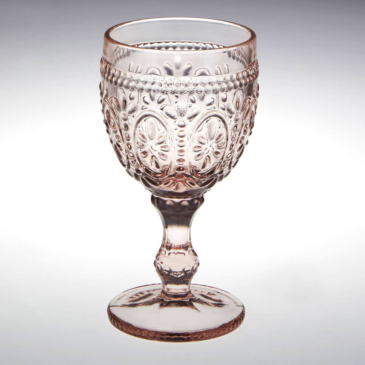 Fleur 2 Pink And 2 Blue Glasses - Set Of 4