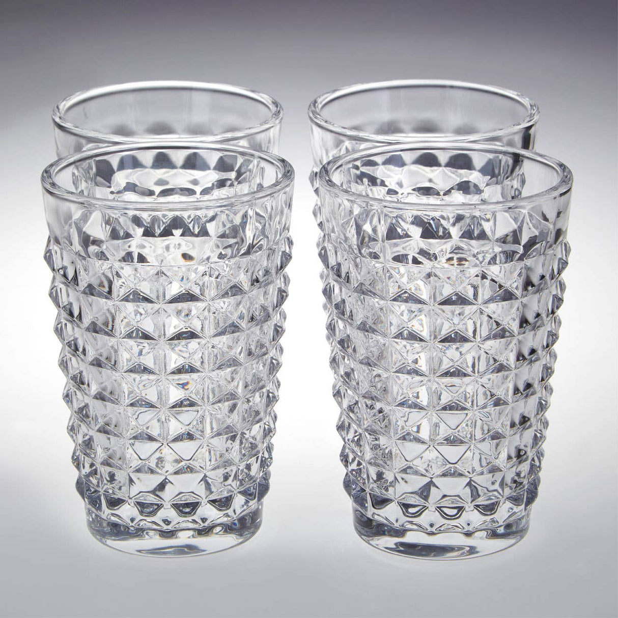 Pyramid Hi Ball Glasses - Set Of 4