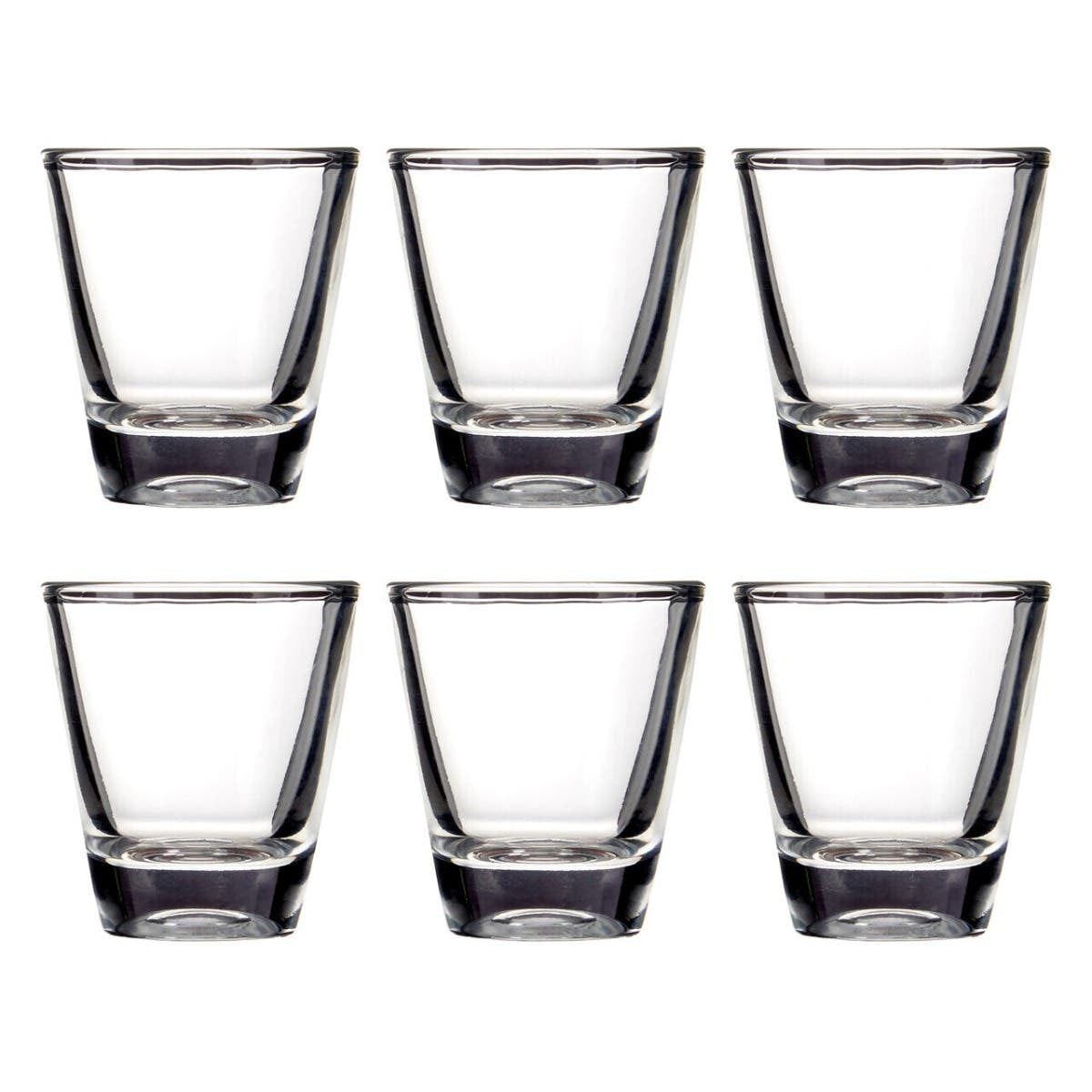 Euri Clear Shot Set Of 6 Glasses 25Ml