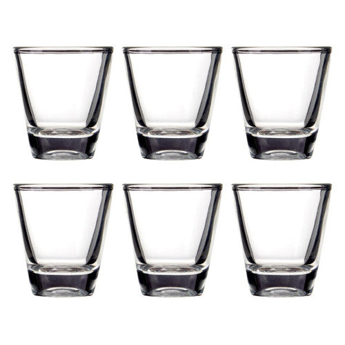 Euri Clear Shot Set Of 6 Glasses 25Ml