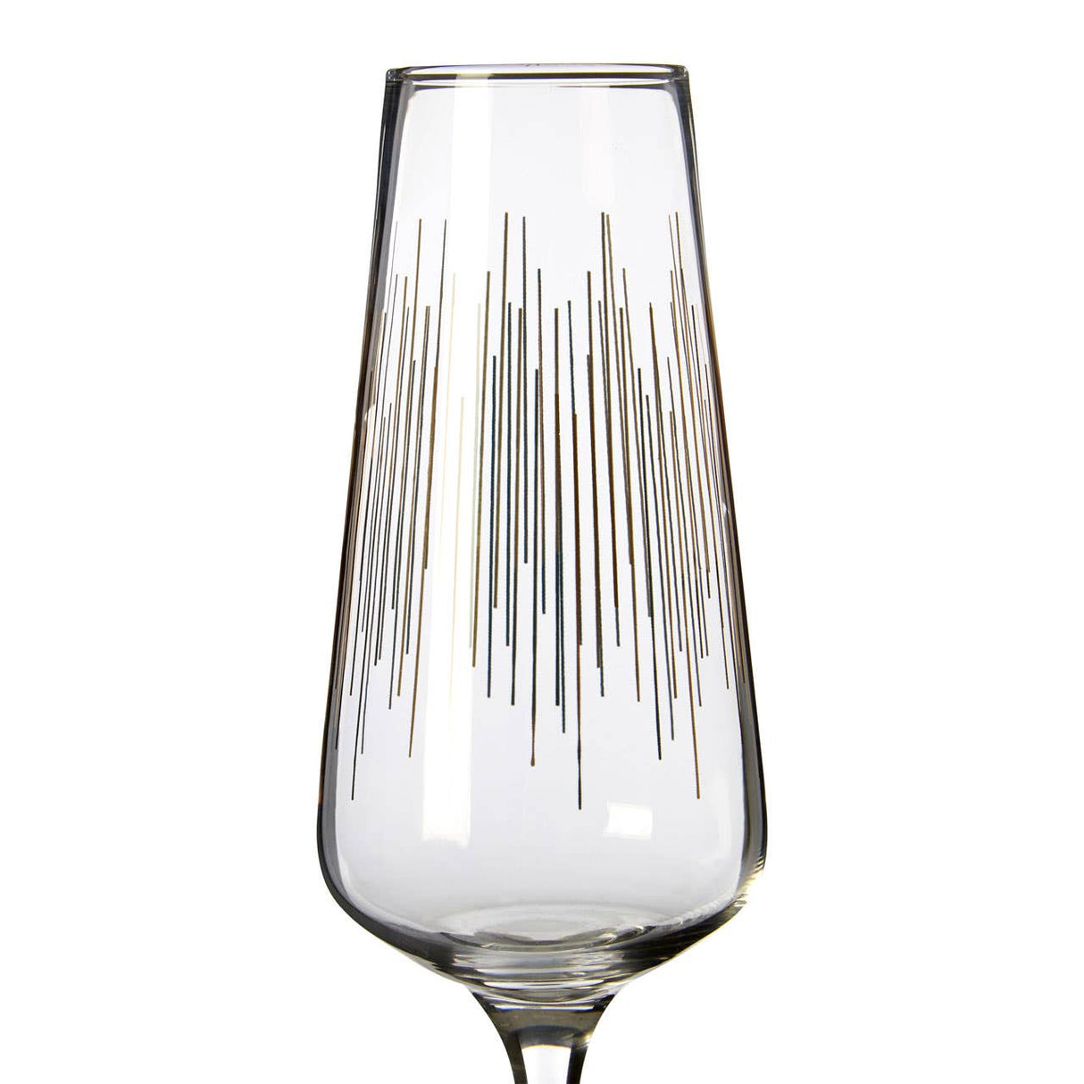 Deco Champagne Glasses - Set Of 4