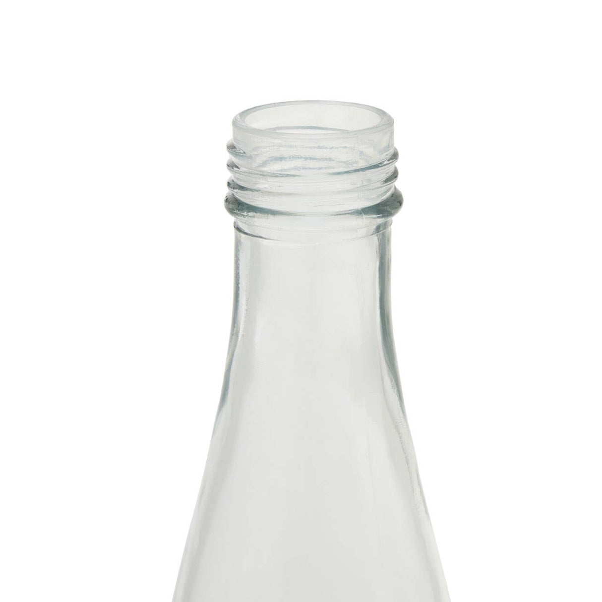 Clear Glass Bottle With Metal Lid 1.0 Ltr