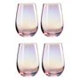Frosted Deco Set Of 4 Hi Ball Glasses