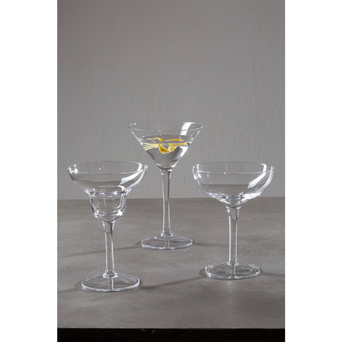 Set Of 2 Clear Gin Glasses 300Ml