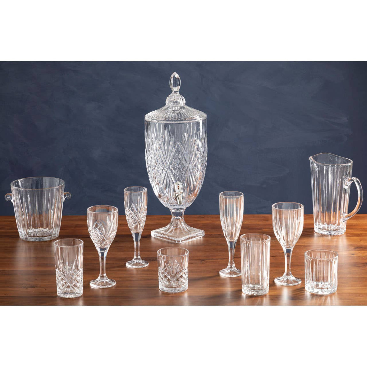 Beaufort Crystal Champagne Flutes - Set Of 4