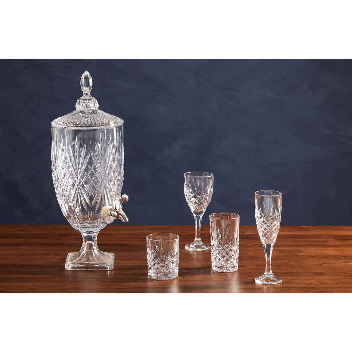 Beaufort Crystal Clear Wine Glasses - Set Of 4