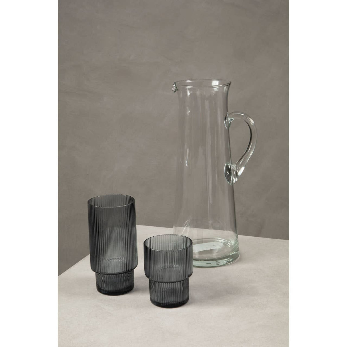 Ambra Clear Glass Pitcher