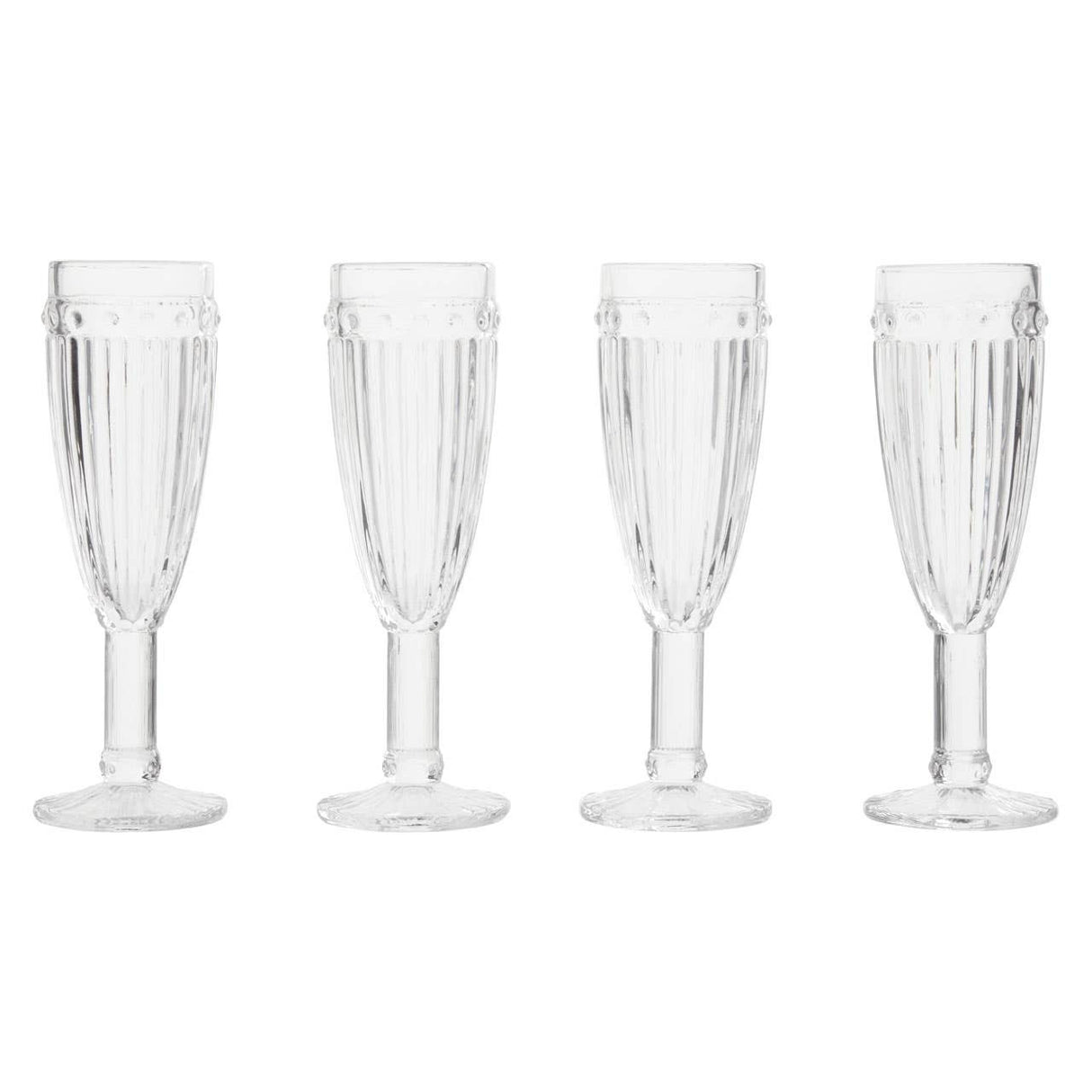 Auclair Set Of Four Champagne Glasses