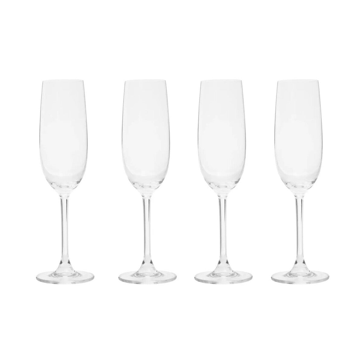 Ada Set Of 4 Crystal Champagne Glasses