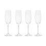 Ada Set Of 4 Crystal Champagne Glasses
