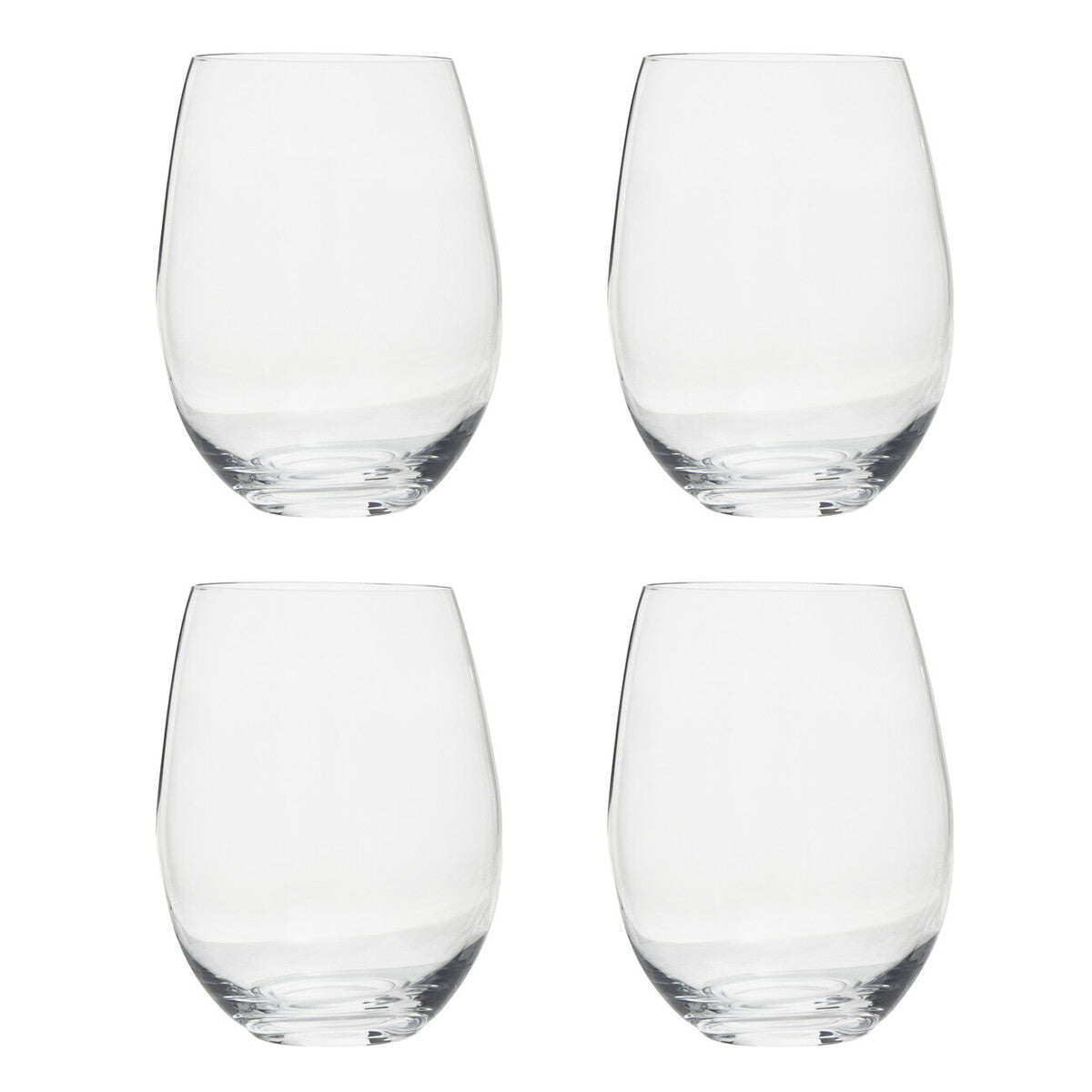 Ada Set Of 4 Crystal Large Tumblers