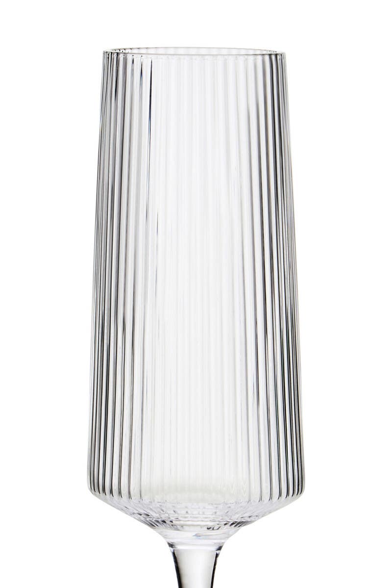 Eldon Set of Four Clear Champagne Glasses