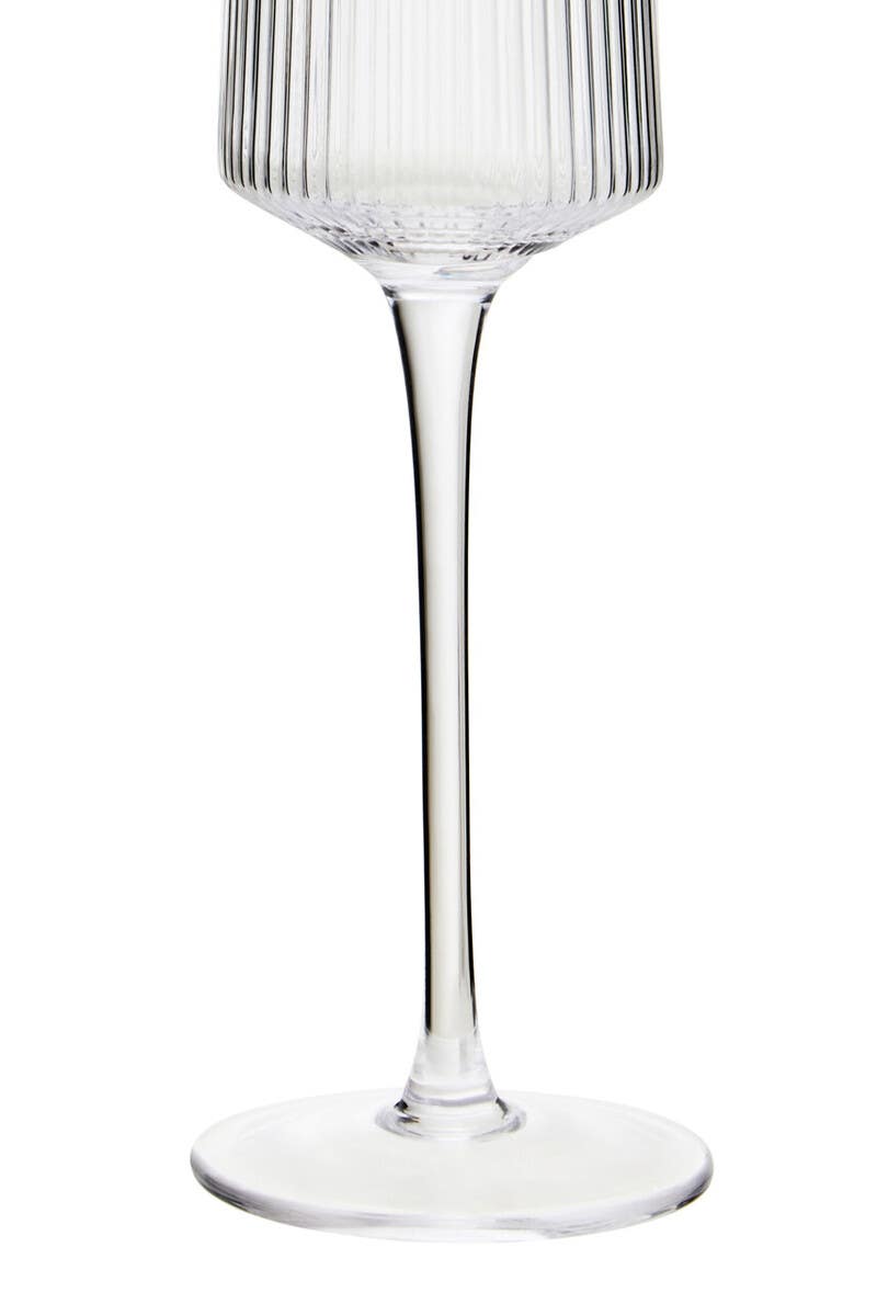 Eldon Set of Four Clear Champagne Glasses
